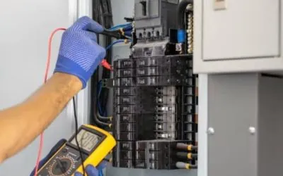 Modern electrical panel installation