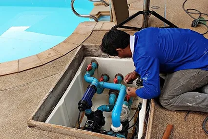 Hot tub electrical hookup with GFCI protection